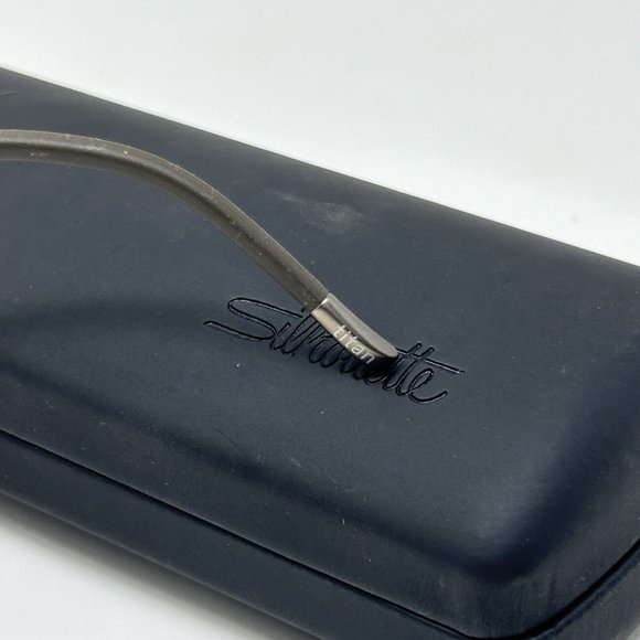 Silhouette 4453 40 6057 Titanium Brown Half Rim Eyeglasses Frames 52-18 140 - Picture 6 of 13